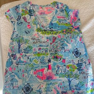 Lilly Pulitzer Nantucket  tee size medium never worn